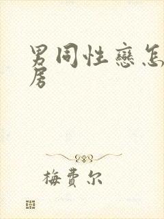 男同性恋怎么同房封面