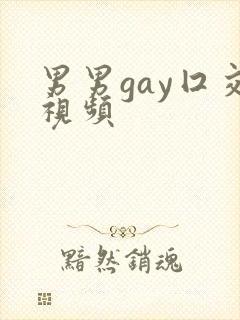 男男gay囗交视频封面