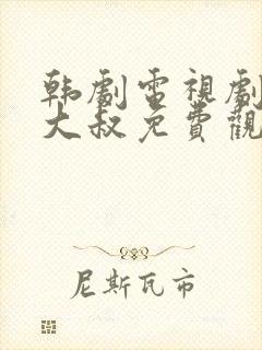 韩剧电视剧我的大叔免费观看封面
