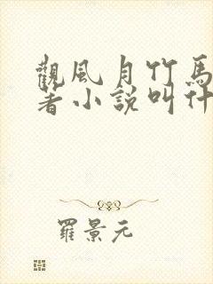 观风月竹马篇原著小说叫什么名字