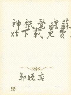 神祇觉醒苏夏txt下载免费阅读