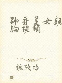 帅哥美女亲嘴揉胸视频