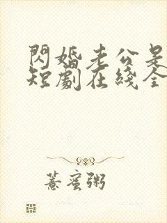 闪婚老公是总裁短剧在线全集
