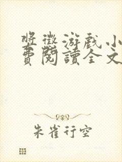 奖惩游戏小说免费阅读全文无弹窗