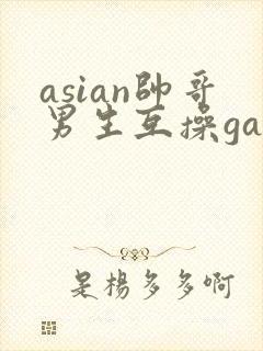 asian帅哥男生互操gay
