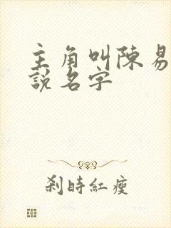 主角叫陈易的小说名字