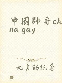 中国帅哥china gay
