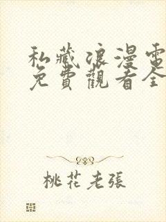 私藏浪漫电视剧免费观看全集西瓜