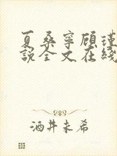 夏桑宁顾瑾琛小说全文在线阅读