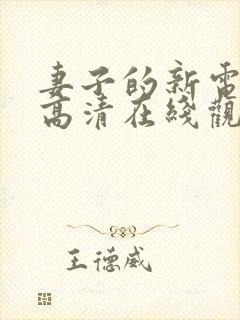 妻子的新电视剧高清在线观看全集