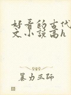 好看的古代调教文小说高h