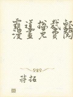 霸道总裁轻轻爱漫画免费阅读下拉式封面