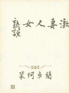 熟女人妻激情小说