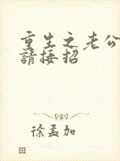 重生之老公老公请接招