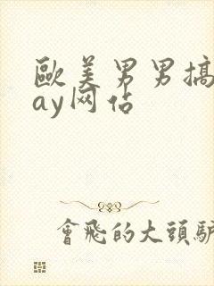 欧美男男搞基gay网站