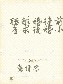 听离婚后前夫哭着求复婚小说封面