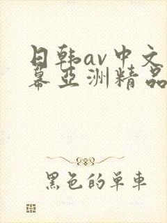 日韩av中文字幕亚洲精品