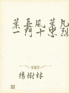 叶长风叶凡小说一门十忠烈