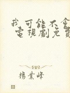 我可能不会爱你 电视剧免费