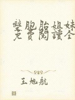 双胞胎姐妹小说免费阅读全文