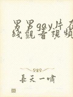 男男gay片在线观看视频