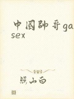中国帅哥gaysex