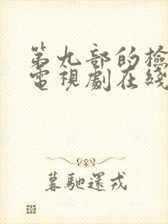 第九部的检察官电视剧在线观看免费