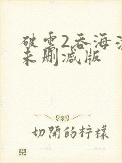 破云2吞海淮上未删减版