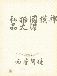 私拍国模裸体极品大胆