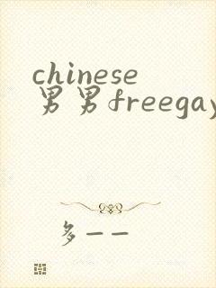 chinese男男freegay网站封面