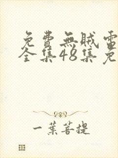 免费无贼电视剧全集48集免费播放