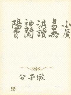 阳神洪易小说免费阅读无广告