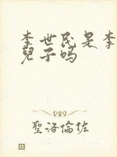 李世民是李渊的儿子吗