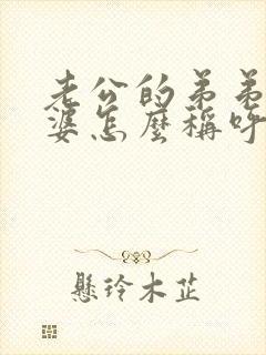 老公的弟弟的老婆怎么称呼