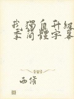 我独自升级第二季简体字幕在线观看