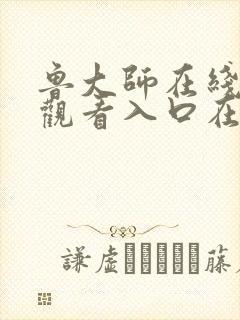 鲁大师在线播放观看入口在线播放