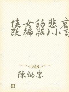 侠女的悲哀(含改编版)小说
