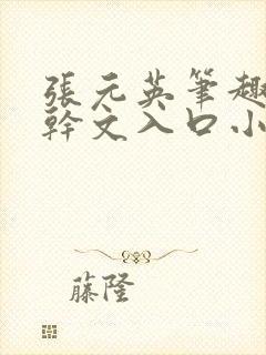张元英笔趣阁高干文入口小说封面