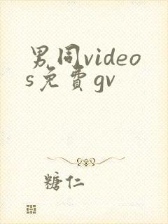 男同videos免费gv