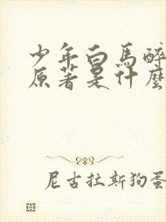 少年白马醉春风原著是什么