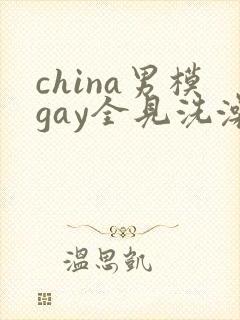 china男模gay全见洗澡