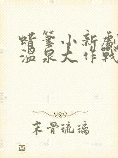 蜡笔小新剧场版温泉大作战国语封面
