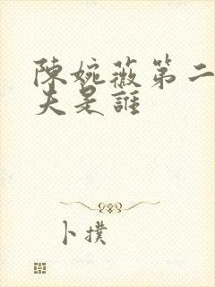 陈婉薇第二任丈夫是谁