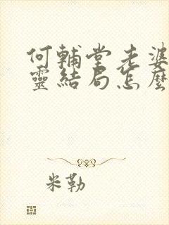 何辅堂老婆朱彩灵结局怎么样