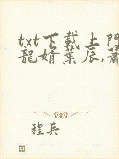 txt下载上门龙婿叶辰,萧初然