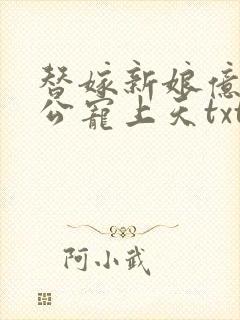 替嫁新娘亿万老公宠上天txt下载全本