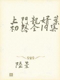 上门龙婿叶辰萧初然全19集正版