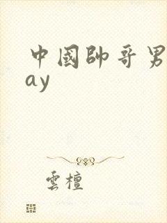 中国帅哥男同gay