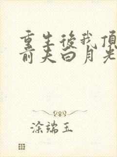 重生后我顶替了前夫白月光小说完整免费