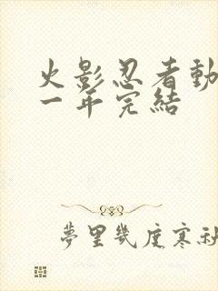 火影忍者动画哪一年完结